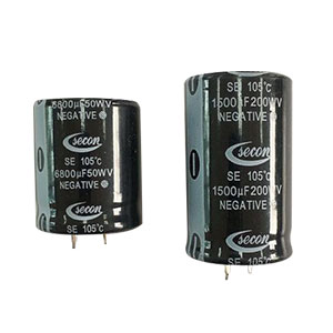 SNAP-IN TYPE ALUMINUM ELECTROLYTIC CAPACITOR